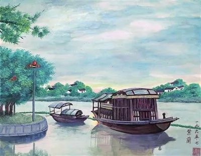 《南湖红船》,1965年作