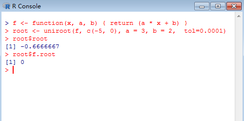 R语言中解一元多次方程的函数及使用方法 区间
