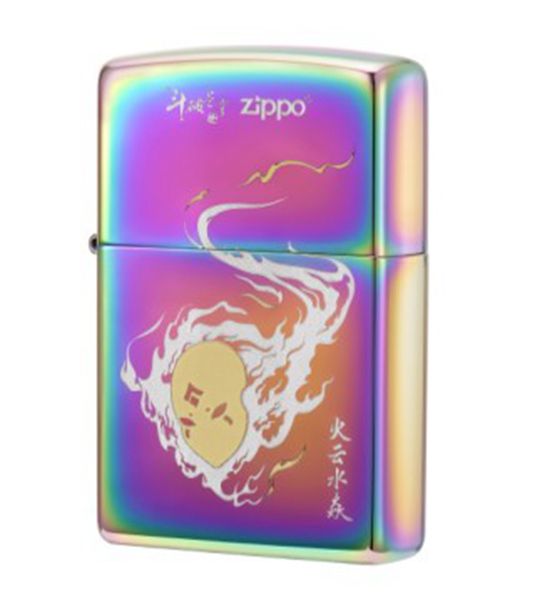 zippo异火系列防风打火机 火云水焱