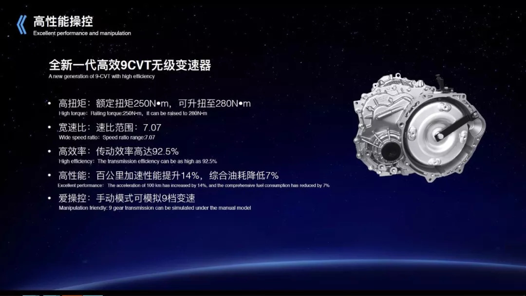 万里扬cvt25助力奇瑞艾瑞泽gx走进9速动力时代