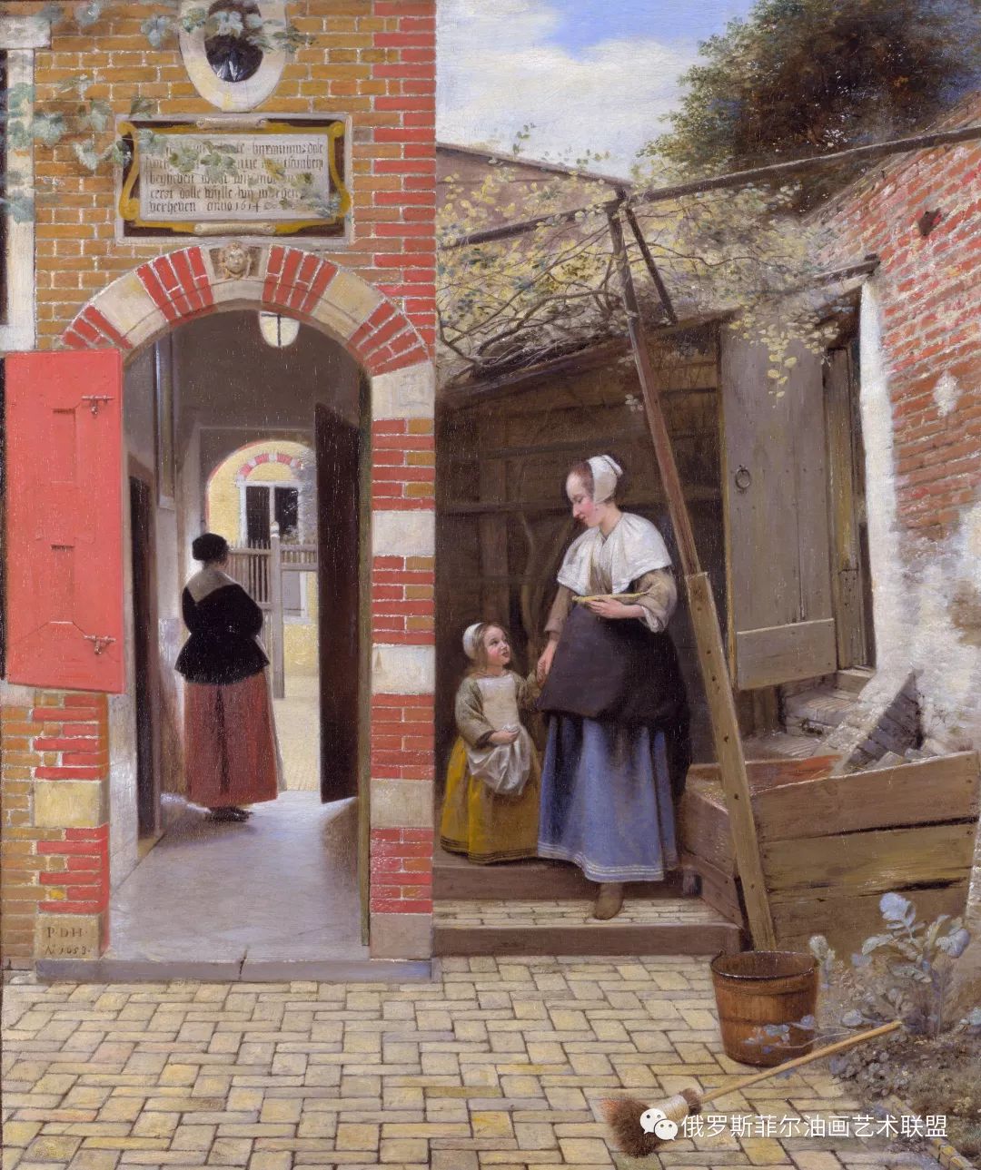 荷兰画家彼得德霍赫油画作品欣赏