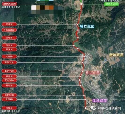 南平市武夷新区旅游观光轨道交通武夷山东站至建阳西区生态城线