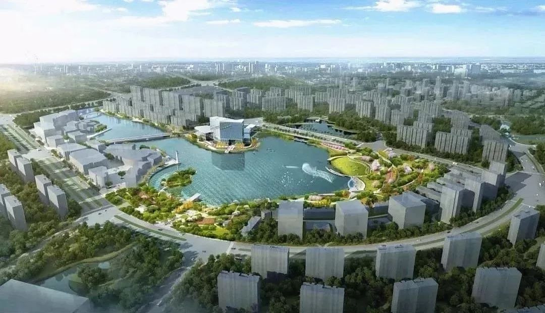 镇海新城(南区)将规划建设一个大型的城市公园—— 同心 公园.