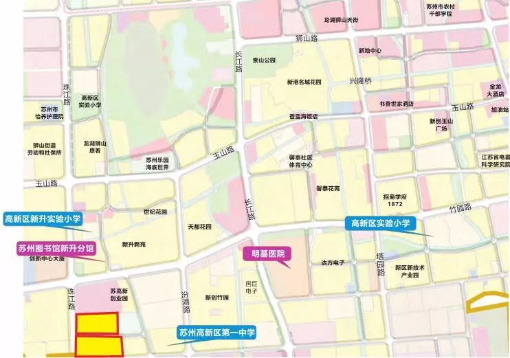 苏州市区8宗地块开拍(含部分航拍图及全景) 4宗涉宅地块亮点多 狮山