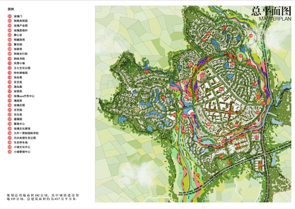 农谷玫瑰小镇总体规划设计