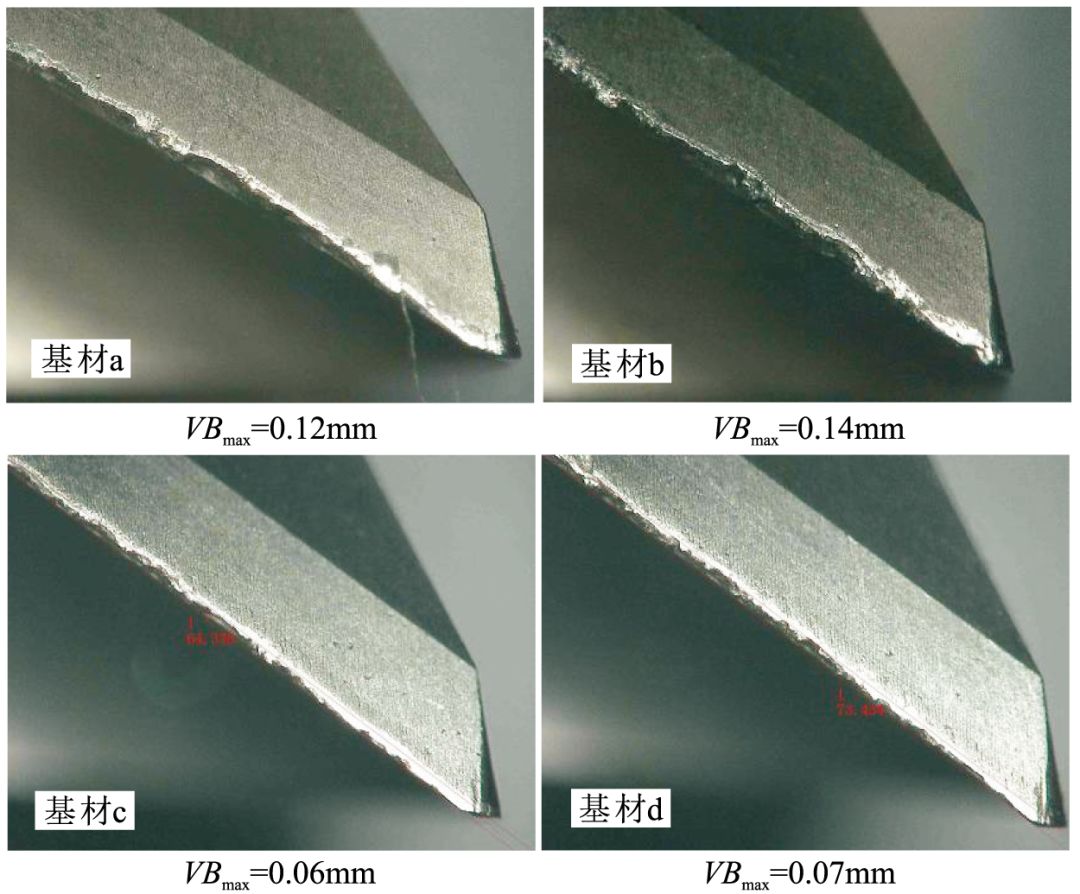 (a)后刀面磨损