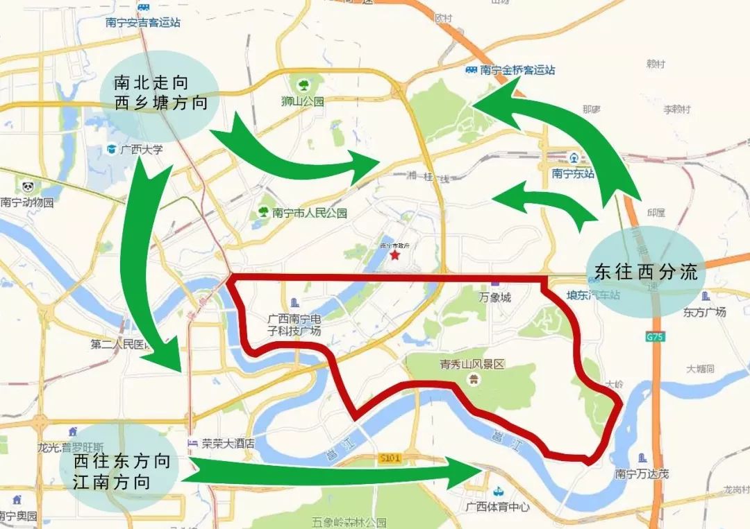 南宁人注意:公交线路调整,民族大道等路段限行!