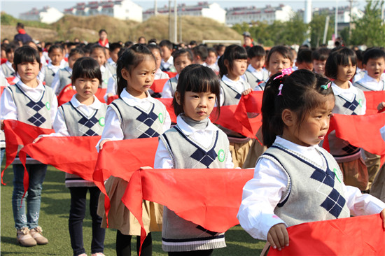 淮安市周恩来红军小学西校区一年级新生入队仪式报道 图5
