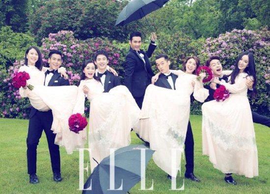 演员袁弘和现任妻子张歆艺在2014年合作拍摄电视剧《解忧公主》而