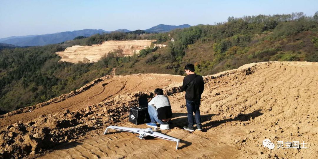 利用无人机在寺河乡测量土地后备资源项目验收面积 romance!