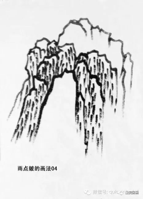 山的绘画步骤画山起手先勾勒出山的轮廓脉络,要把一座山的正,侧