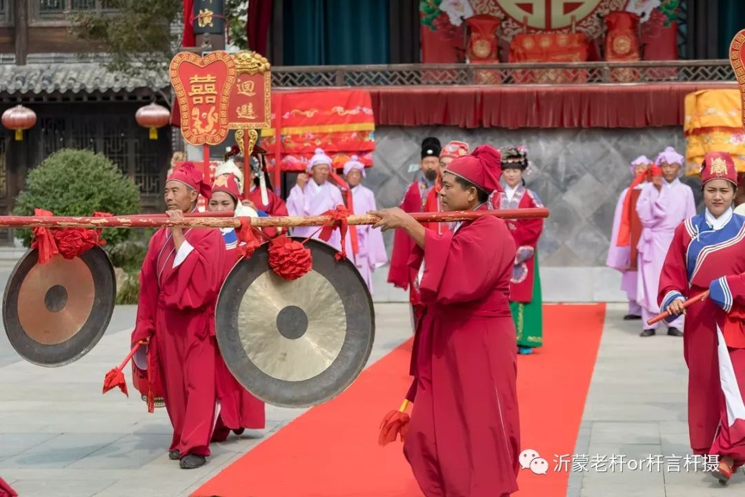 原汁原味古代婚礼临沂龙园再现 这一场婚礼下来连入洞房的劲都没了