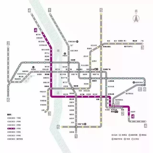长沙地铁4号线一期工程作为主城区对外辐射西北,东南的骨干线路,起自