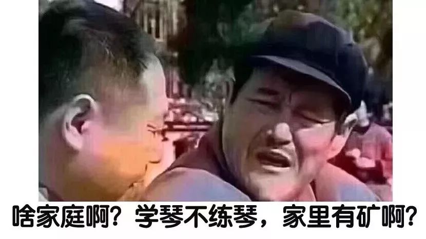 学琴不练琴,家里有矿啊?