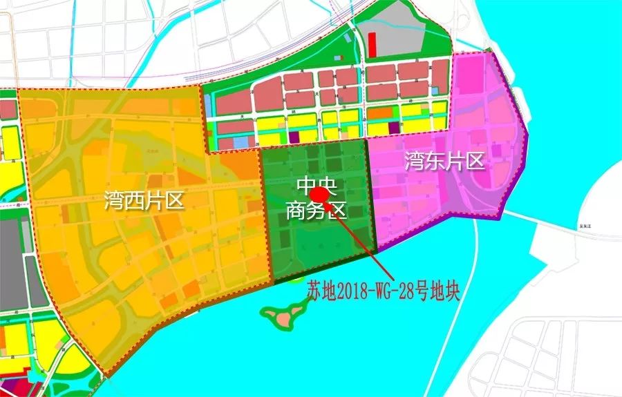 △吴中太湖新城版块规划