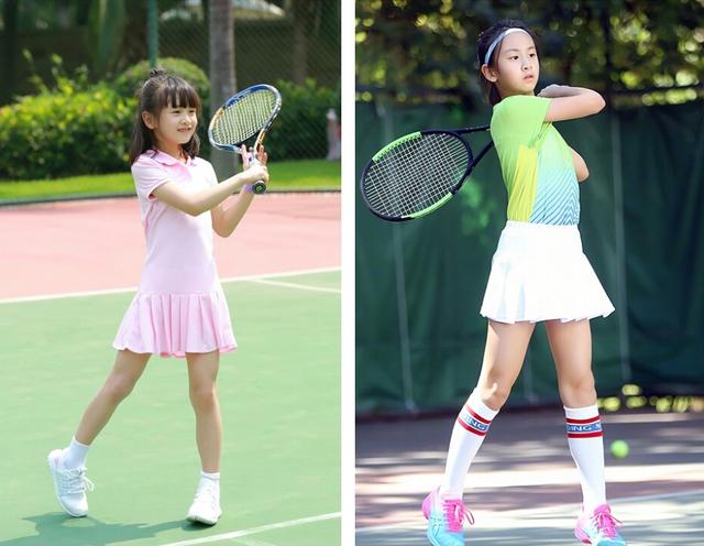 田亮晒女儿近照,森碟变网球少女,长腿吸睛,三年学习球技进步大