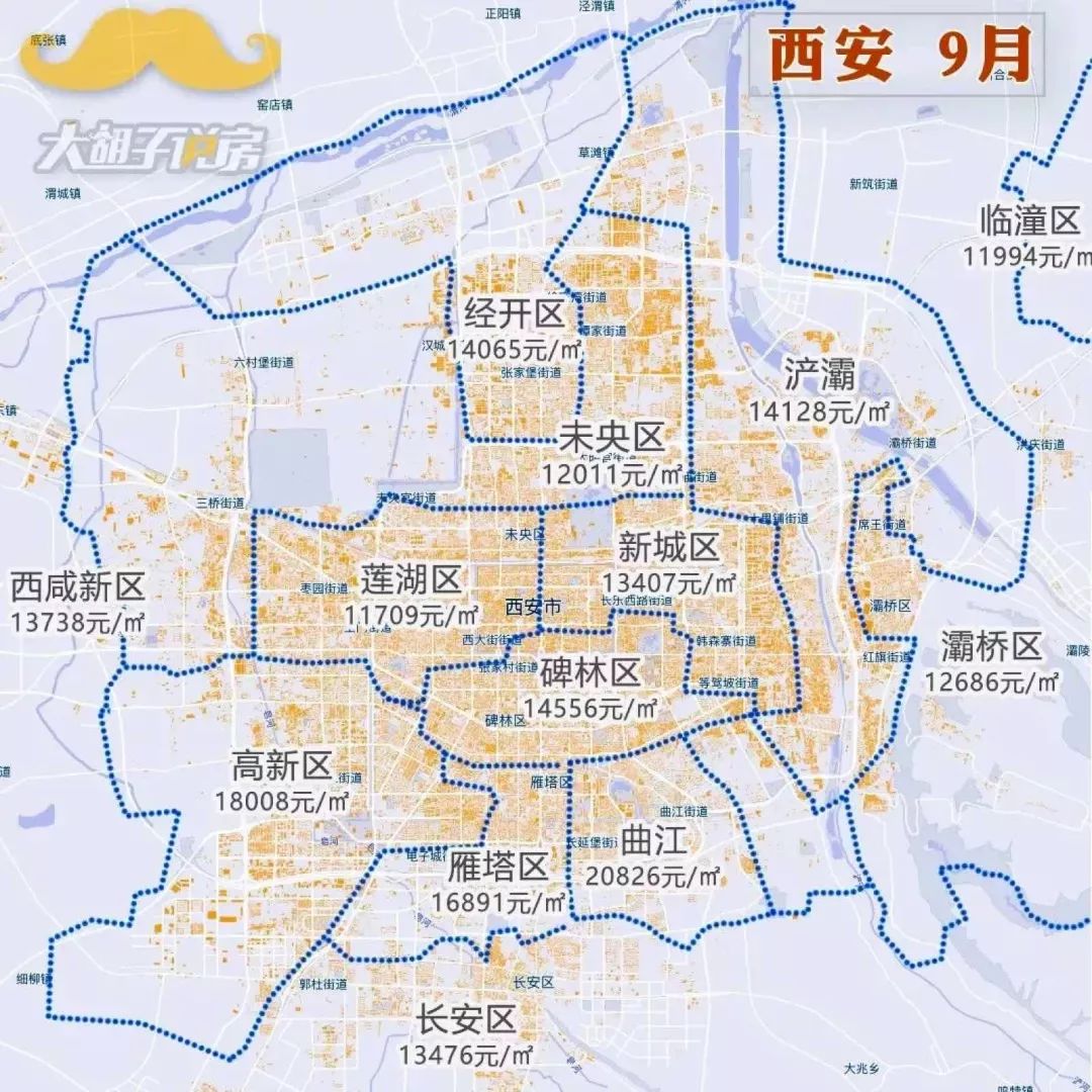 青岛,宁波,武汉,长沙,西安等 重点城市 以及 粤港澳大湾区的房价地图
