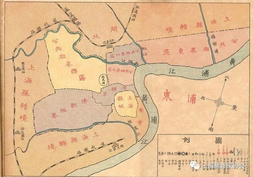 通过回忆,班克斯绘制了一幅二十世纪初的上海地图.图片
