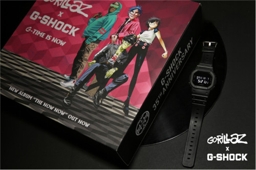 经典与传奇风潮再起——G-SHOCK×GORILLAZ推出合作限量礼盒