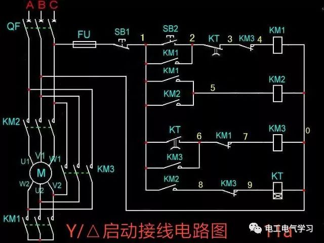 常用交流接触器实物接线彩图,简单明了,一目了然,建议收藏!