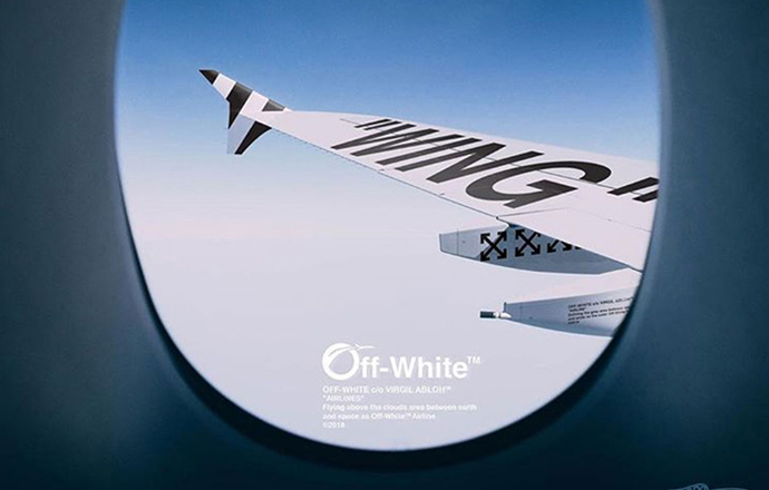 这次的Off-White?航空，你想坐吗？