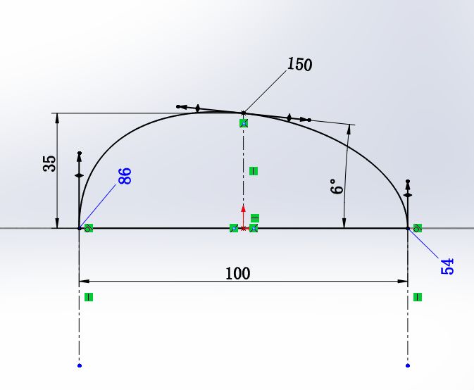 solidworks放样特征的使用实例:用不同截制作的异型管