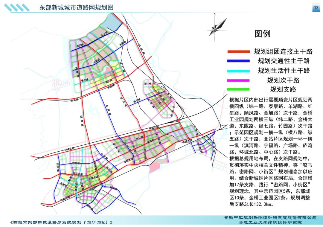 先睹为快!铜陵东部新城道路规划出炉