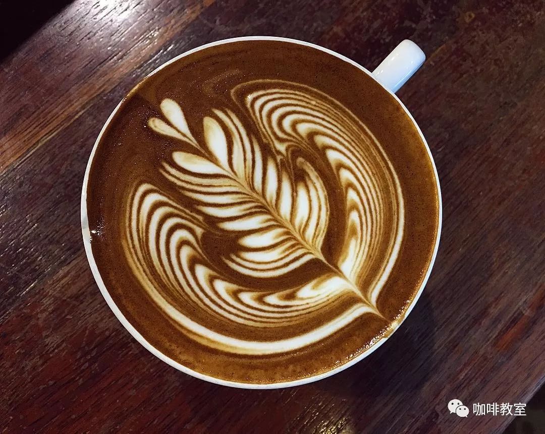 美图| 各种好看的咖啡拉花图片:压纹,天鹅,树叶