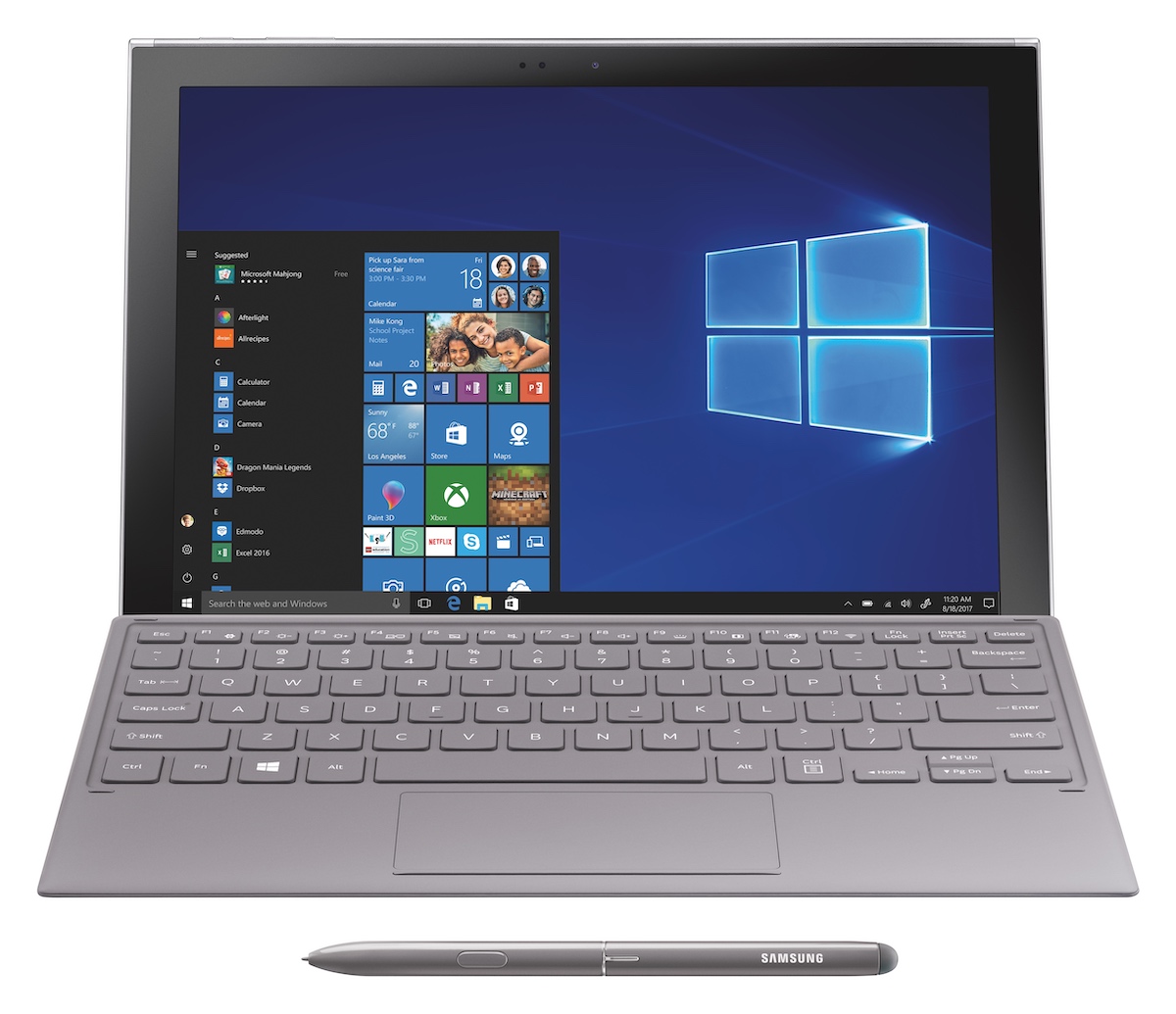 三星推出叫板 Surface Pro 的 2 合 1 电脑 Galaxy Book 2