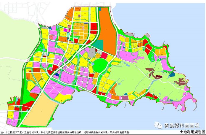 蓝谷公示五个组团详细规划,对标青岛市区,含温泉/鳌山卫/岭海