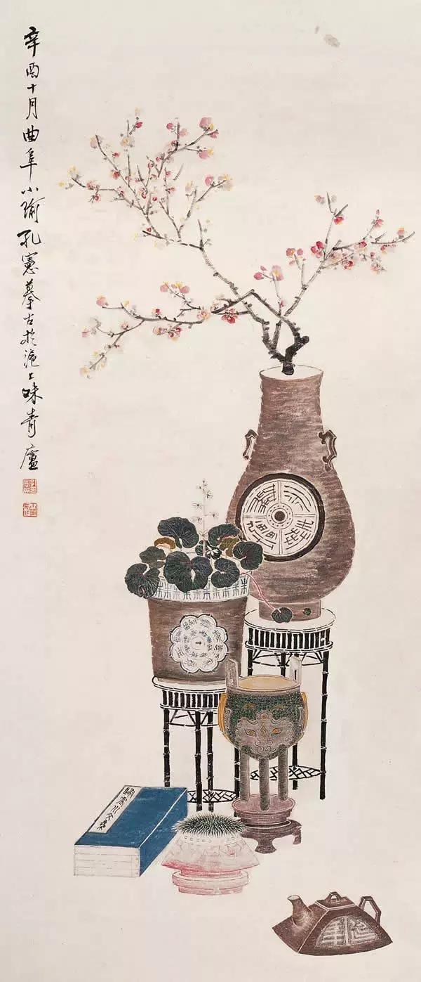 中国传统工笔博古画,赏心悦目!