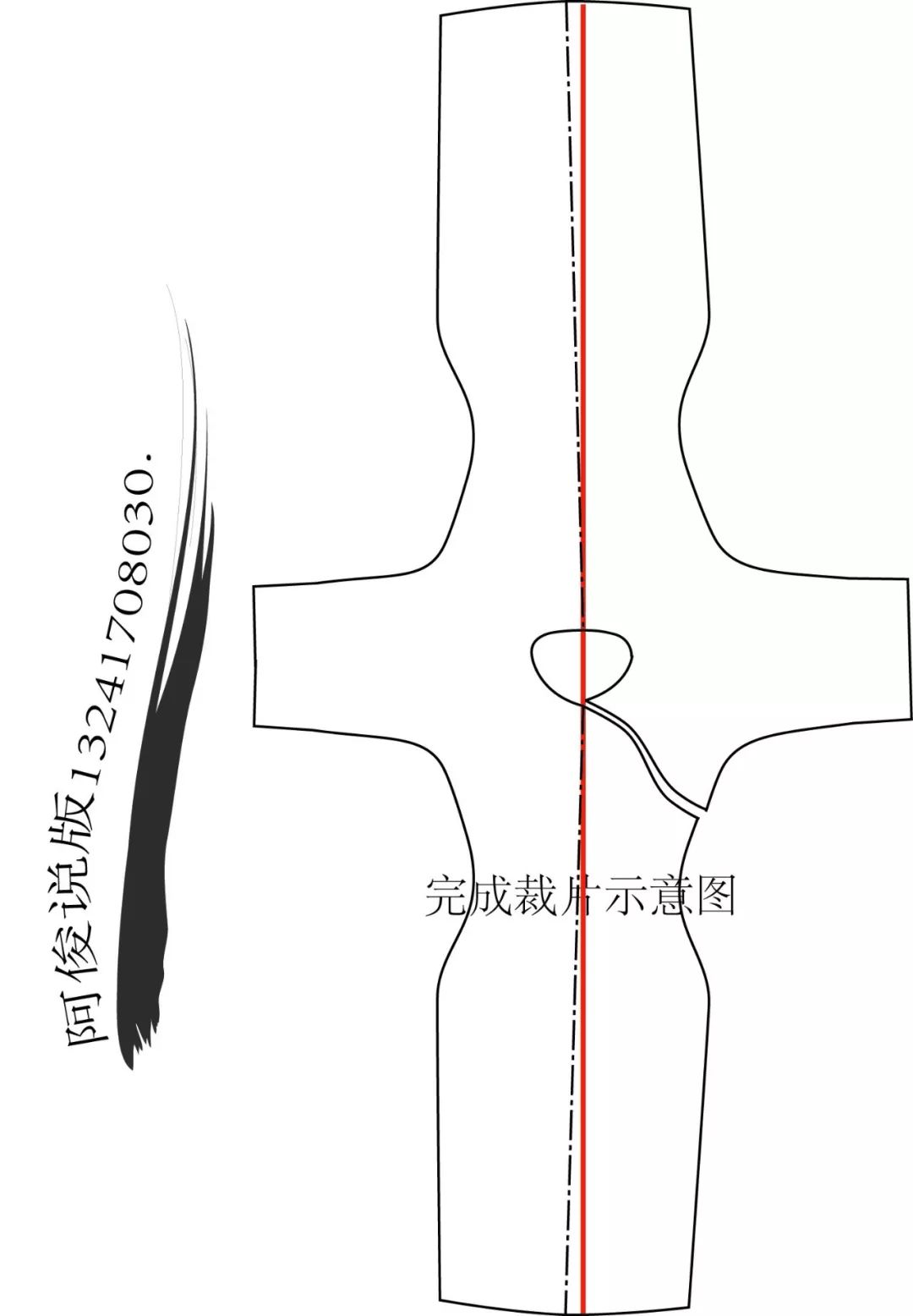 平裁旗袍裁剪