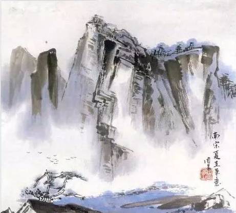 【国画知识】山水画云,烟,雾,霭画法