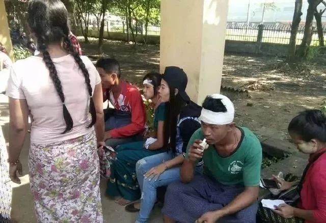 缅甸新闻缅甸工人罢工示威遇黑社会30名工人被打受伤