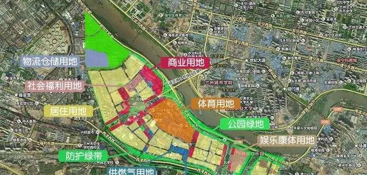 兰州崔家大滩发布全新规划图甘肃网红最爱大兰州黎黎