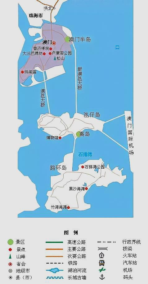 3.香港旅游地图