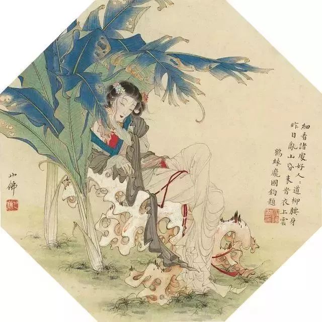 艺术专栏 | 胡也佛的笔下人女人,比张大千画的更加媚韵