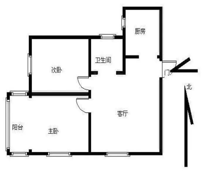 (12)蓝天园,63.48平,540万,两室一厅,学籍不占,双南朝向.