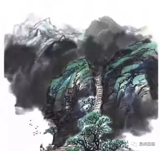 山水画教程:传统山水画设色技法