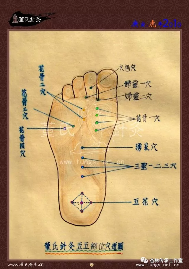 董氏奇穴特针赋及穴位图谱大全_肾关