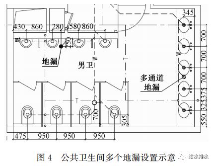 地漏一般应设置在拖布池,洗脸盆或小便器(槽)附近的地面,当建筑找坡