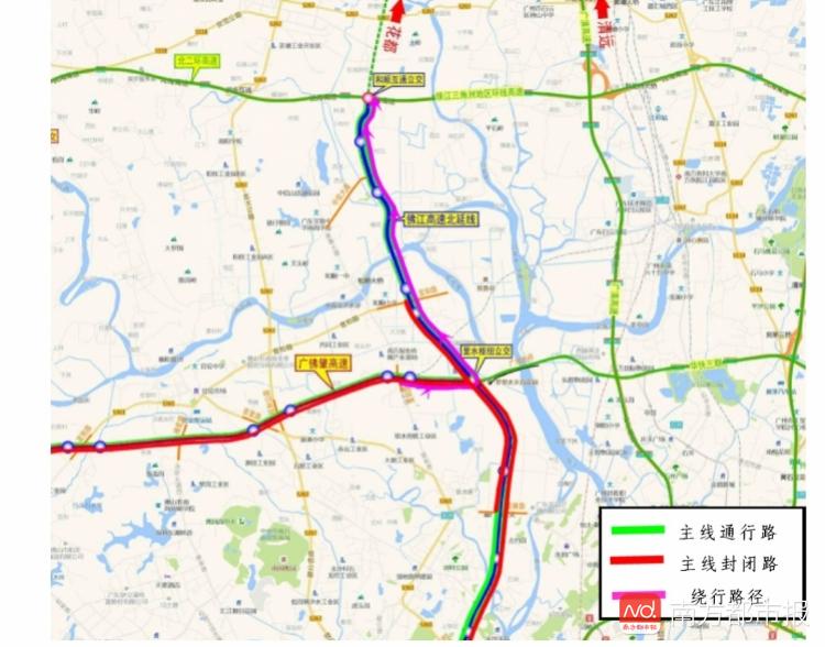 线南侧里和立交匝道里水立交西转北匝道一环北延线广州西二环高速公路