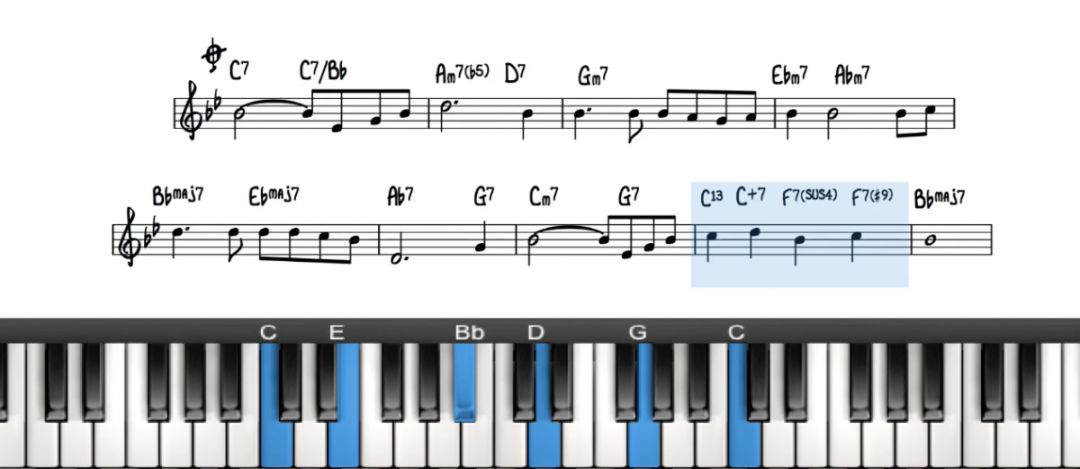 《my foolish heart》爵士钢琴教程(图文教程)内含超大量手指键位图