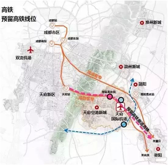 新建铁路成都至自贡线(不含天府机场段)二次环评公示
