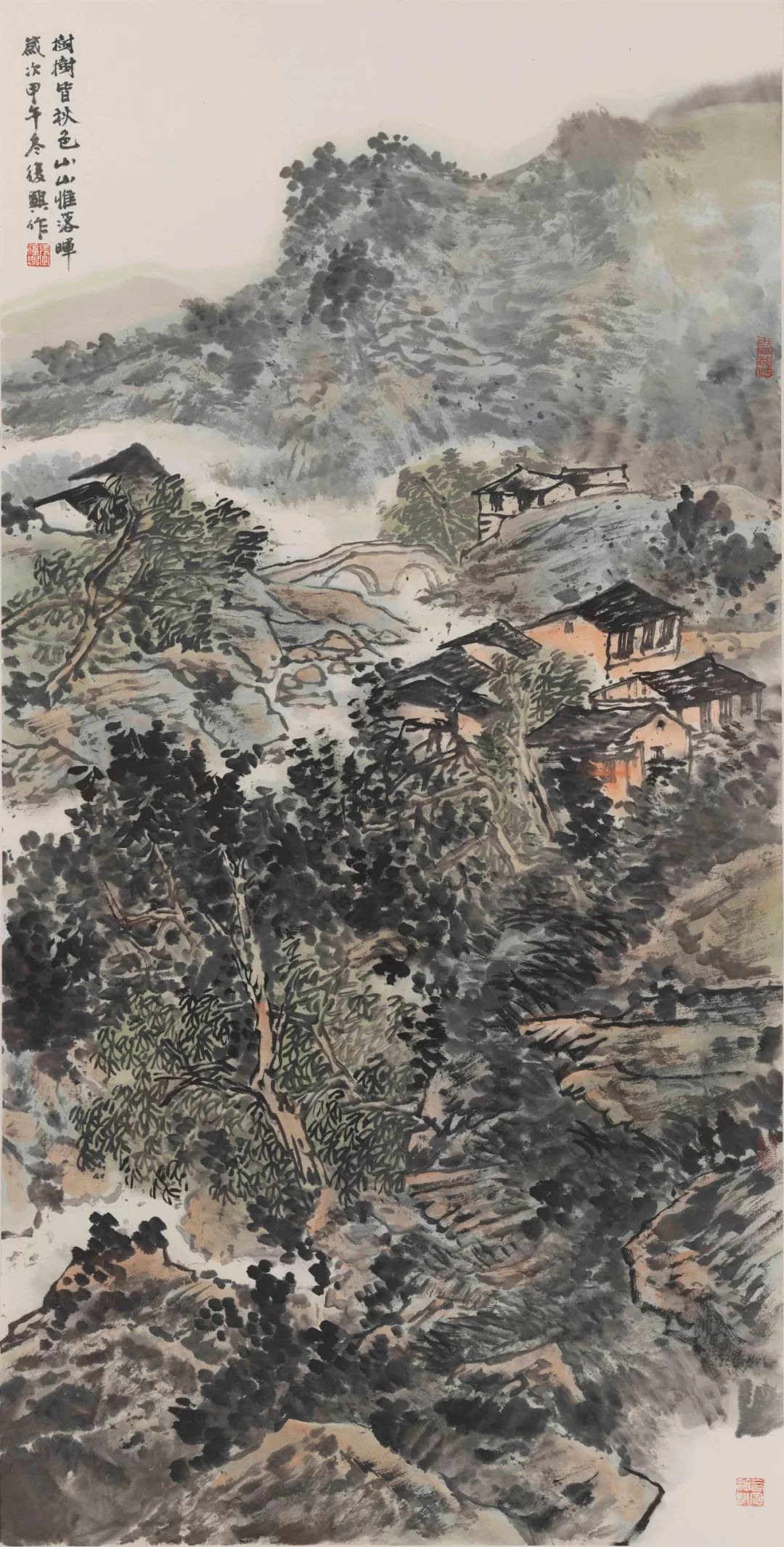 张复兴发现桂北山水特质的时代典范高峰之路新时代中国画新典范大型