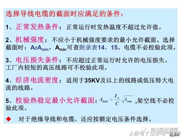 導線及電纜截面選擇 科技 第2張