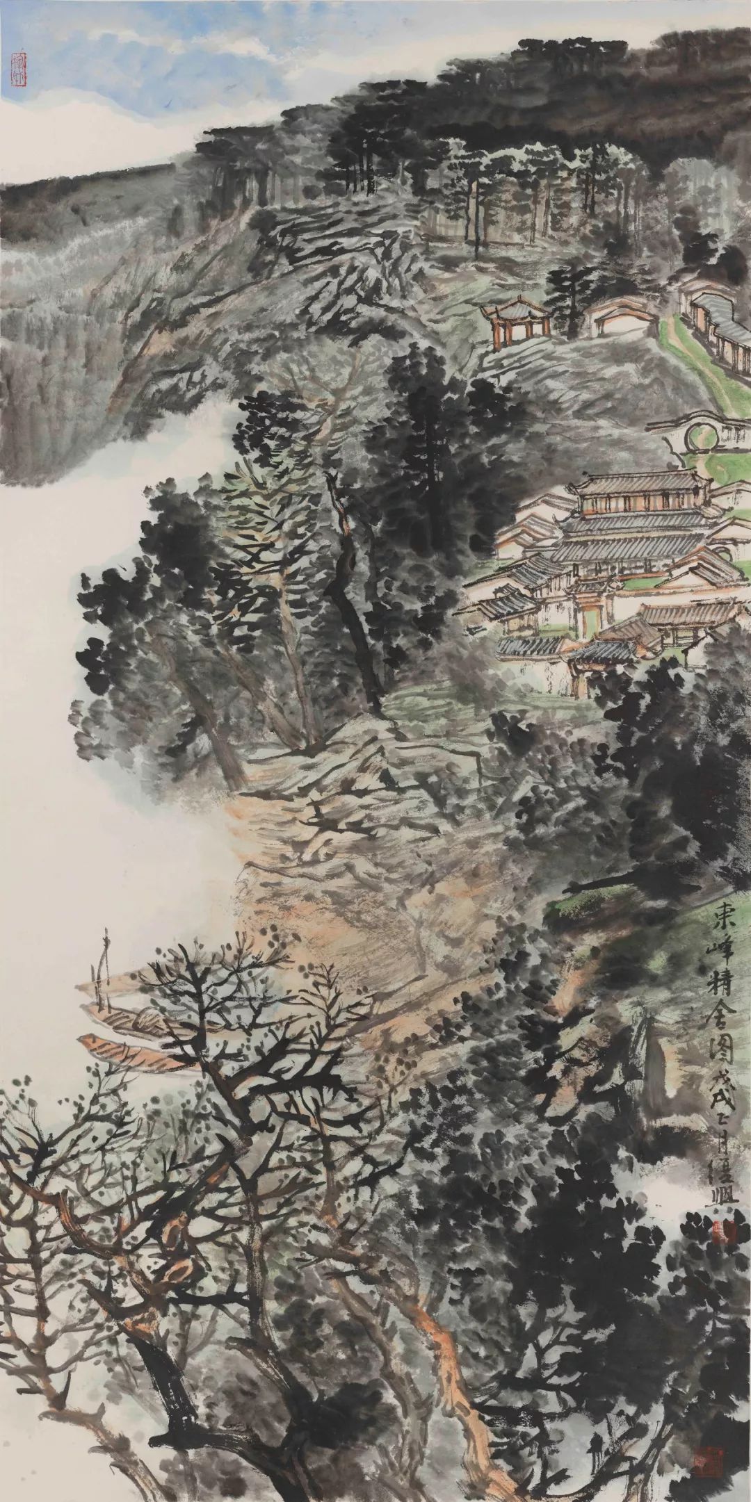 张复兴发现桂北山水特质的时代典范高峰之路新时代中国画新典范大型