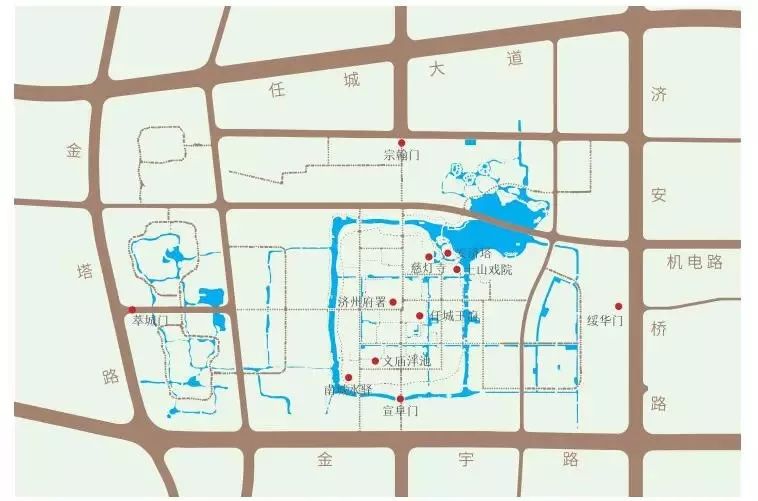 济州古城规划及核心景区修建性详细规划出炉_济宁