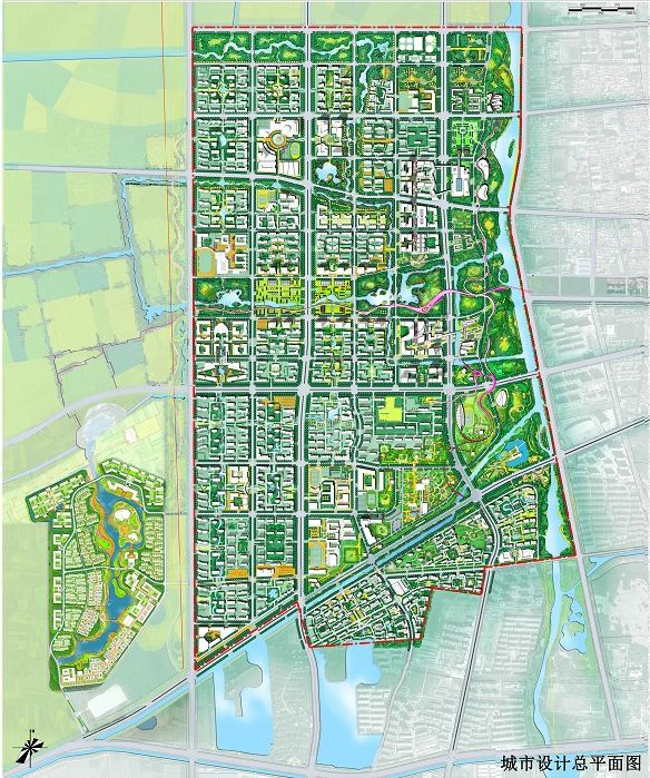 商河西城区详细发展规划将建设成为生态宜居绿色低碳智慧活力示范城区