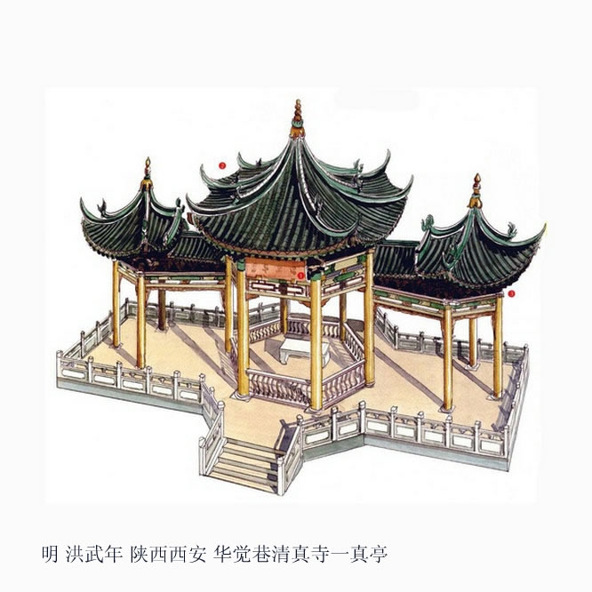 绘画素材 | 中国古代建筑图,临摹练习